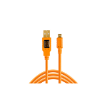 Tether Tools CU5430ORG USB cable 4.6 m USB 2.0 USB A Micro-USB B Orange