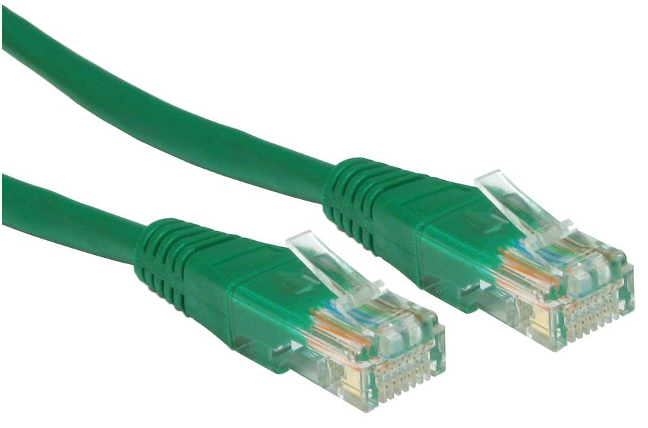 Cables Direct 7m Cat5e RJ-45 m/m networking cable Green U/UTP (UTP)