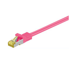 Microconnect 1.5m Cat7 S/FTP networking cable Pink S/FTP (S-STP)