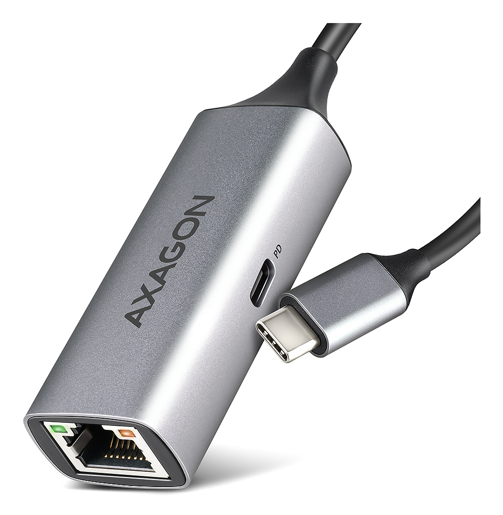 EU Product - ADE-TXPD Gigabit Ethernet Adapter USB-C - titangrau - Adapter - Digital thumbnail