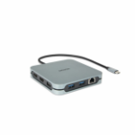 DICOTA D32057 interface hub USB Type-C 10000 Mbit/s Silver