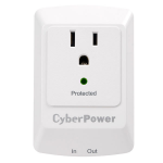 CyberPower CSP100TW surge protector White 1 AC outlet(s) 125 V