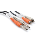 Hosa Technology CPR-202 audio cable 2 m 2 x RCA 2 x 6.35mm TS Black