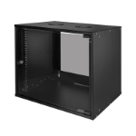LogiLink W09C55B rack cabinet 9U Wall mounted rack Black