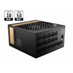 MSI MEG AI1300P PCIE5 power supply unit 1300 W 24-pin ATX ATX Black