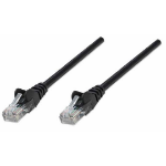 Intellinet Network Patch Cable, Cat5e, 15m, Black, CCA, U/UTP, PVC, RJ45, Gold Plated Contacts, Snagless, Booted, Lifetime Warranty, Polybag