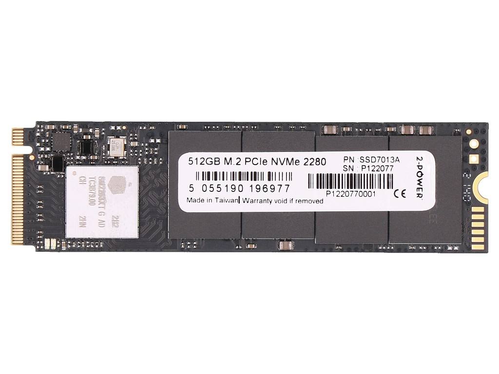 Image of 2-Power 500GB SSD M.2 NVMe TLC PCIe