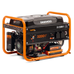 Daewoo GDA 3500DFE engine-generator 2800 W 18 L Petrol Black, Orange