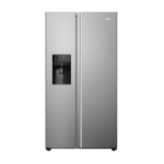 Haier HSR5918DIMP side-by-side refrigerator 511 L D Platinum, Stainless steel