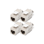 Digitus CAT 6A Keystone Module, shielded, toolfree Modul - 4 pcs.