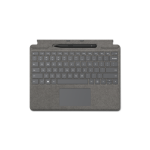 Microsoft Surface Typecover Alcantara with pen storage/ With pen Platinum Pro 8 & X & 9