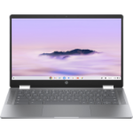 HP Chromebook x360 14b-cd0010nr Intel Core i3 N-series i3-N305 Hybrid (2-in-1) 14" Touchscreen Full HD 8 GB LPDDR5-SDRAM 128 GB Wi-Fi 6 (802.11ax) ChromeOS Silver