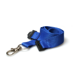 Digital ID 20mm Recycled Mid Blue Lanyards with Flat Breakaway and Metal Trigger Clip (Pack of 100)