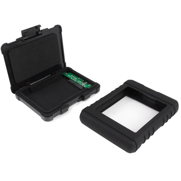 StarTech.com Rugged Hard Drive Enclosure - USB 3.0 to 2.5in SATA 6Gbps HDD or SSD - UASP