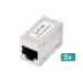 Digitus CAT 6A modular couplers, shielded - 2 pieces