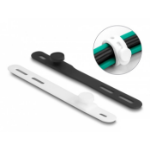 DeLOCK Soft Tie flexible reusable set 10 pieces black / white