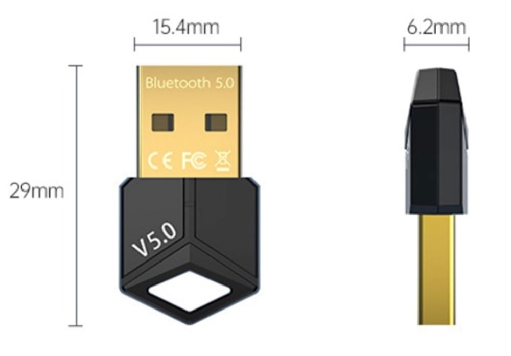 JLC USB 2.0 RTL 5.0 Bluetooth Dongle