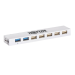 Tripp Lite U360-007C-2X3 interface hub USB 3.2 Gen 1 (3.1 Gen 1) Micro-B 5000 Mbit/s White