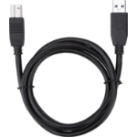 Targus 1m USB 3.0 USB-kabel USB 3.2 Gen 1 (3.1 Gen 1) USB A USB B Zwart
