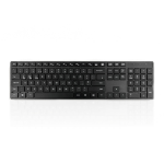 Ceratech Accuratus 301 Wireless Multi-Device - Dual Bluetooth 5.2 & RF 2.4GHz Wireless Multidevice Multimedia Slimline Quiet Keyboard.