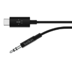 Belkin RockStar™ 3.5mm with USB-C™ Connector audio cable USB C Black