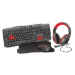 Trust 22312 teclado USB Español Negro, Rojo