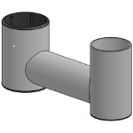 Ergonomic Solutions Swingarm SP2, 130mm with 78mm
