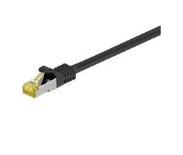 Mercodan 520810 networking cable Black 1 m Cat7 S/FTP (S-STP)