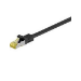 Mercodan 520810 networking cable Black 1 m Cat7 S/FTP (S-STP)