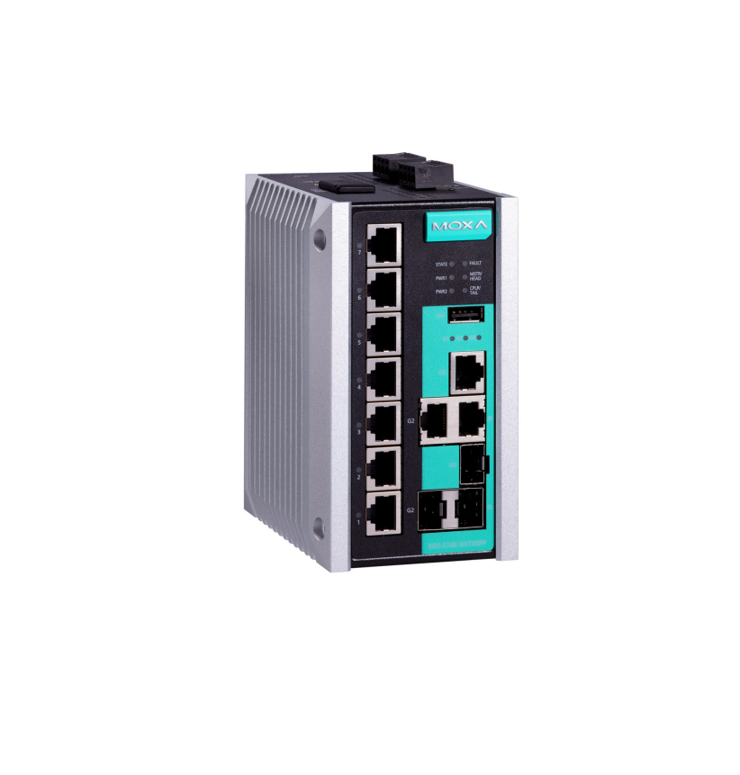 Moxa EDS-510E-3GTXSFP network switch Managed L2 Fast Ethernet (10/100)