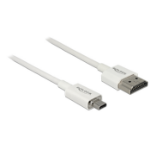 DeLOCK 85147 HDMI cable 0.25 m HDMI Type A (Standard) HDMI Type D (Micro) White