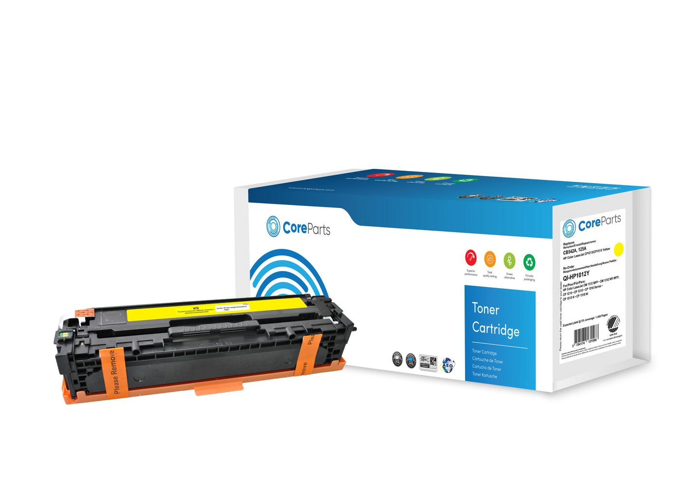 CoreParts Toner Yellow CB542A