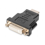 Digitus AK-330505-000-S tussenstuk voor kabels HDMI Type A (Standard) DVI-I, (24+5) Zwart