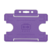 BioBadge Purple Open Faced Holders Landscape - Pack of 100