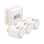Netatmo Pack: Smart Thermostat + 3 Additional Smart Radiator Valves