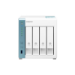 QNAP TS-431K NAS- & lagringsservrar Tower Nätverksansluten (Ethernet) Vit Alpine AL-214