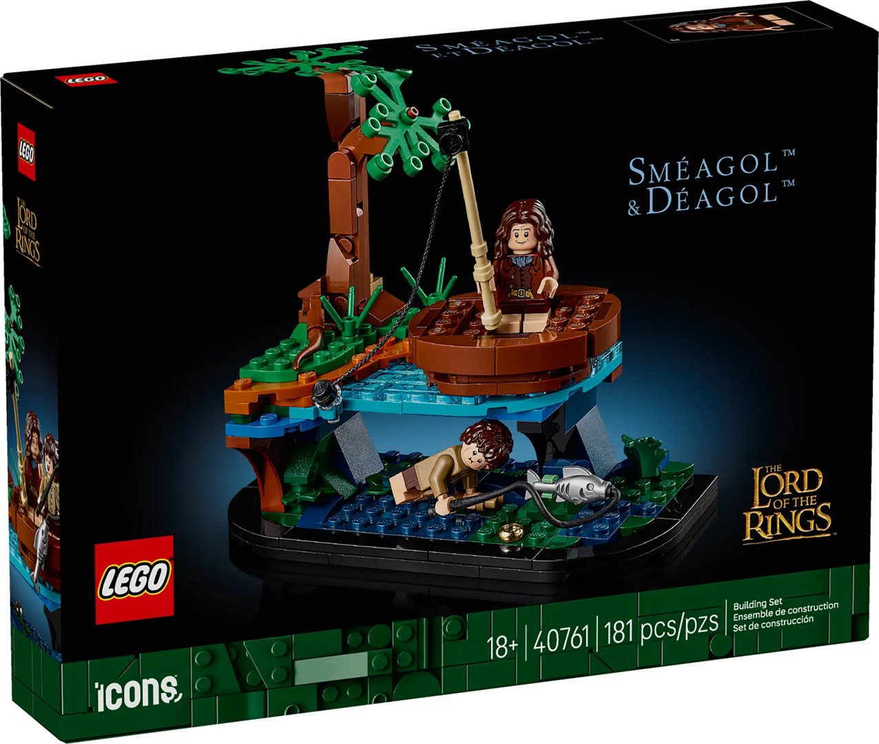 LEGO ICONS 40761 The Lord of the Rings: SmÃ©agol and DÃ©agol
