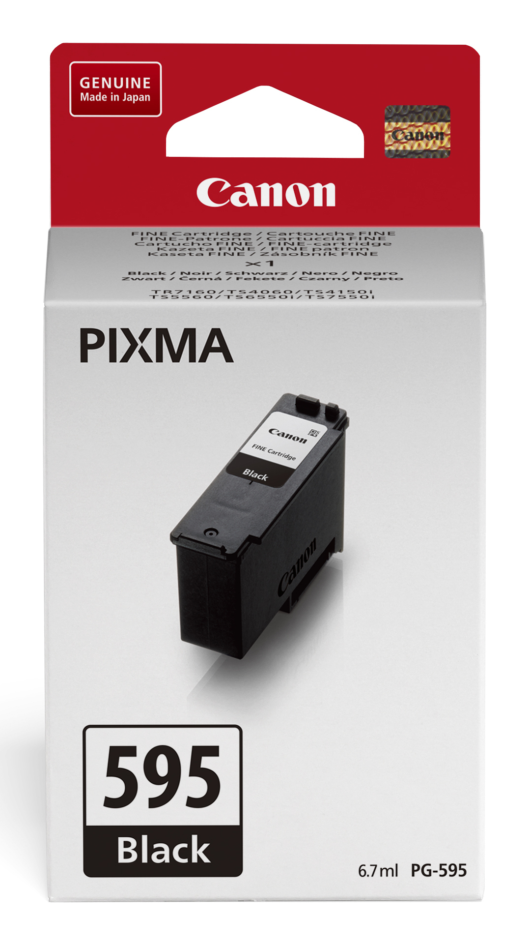 Canon 7171C001/PG-595 Ink cartridge black, 180 pages ISO/IEC 19752 6.7ml for Canon Pixma TS 4150
