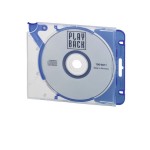 Durable 526906 optical disc case DVD case 1 discs Blue, Transparent