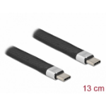 DeLOCK 86939 USB-kabel USB 3.2 Gen 2 (3.1 Gen 2) 0,13 m USB C Zwart