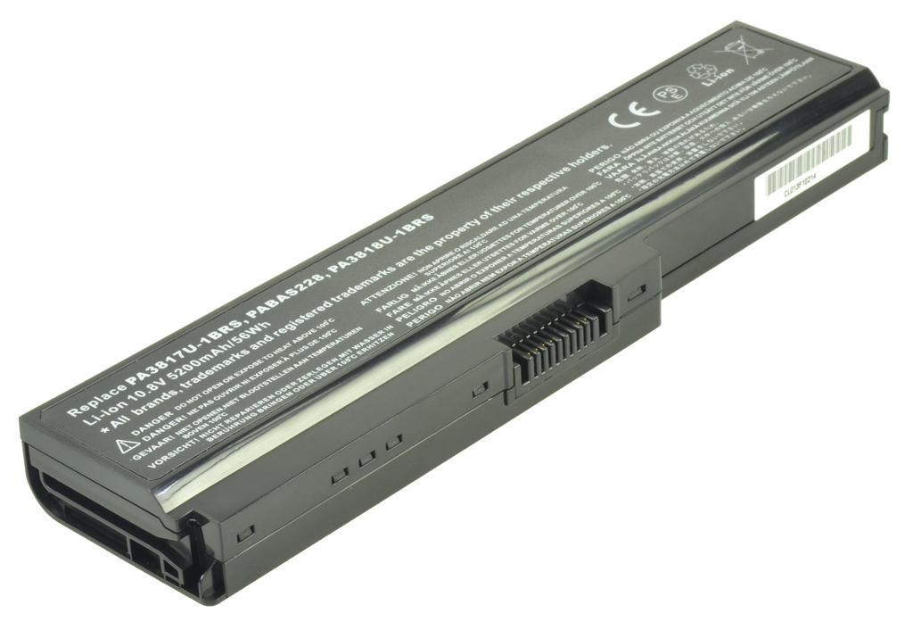 Image of 2-Power 10.8v, 6 cell, 56Wh Laptop Battery - replaces PA3818U-1BRS