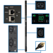 Tripp Lite PDUMNV30HV2LX power distribution unit (PDU) 42 AC outlet(s) 0U Black