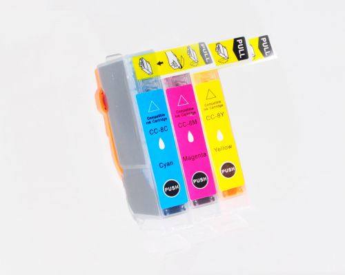 CTS Compatible Canon CLI-8CMY 3 Pack 0621B026 Inkjet