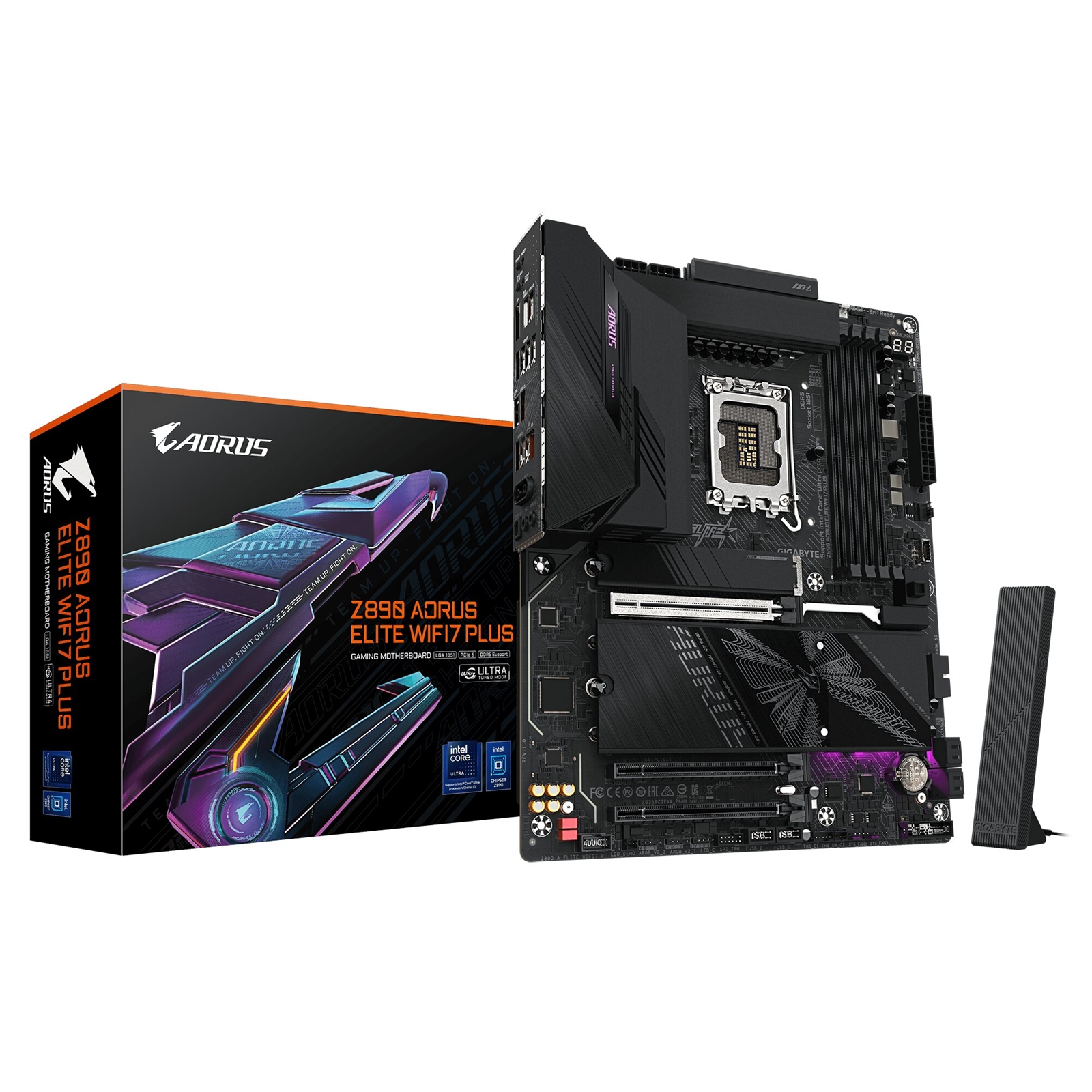 Gigabyte Z890 AORUS ELITE WIFI7 PLUS Intel 1851 Socket Motherboard. AT
