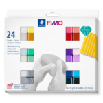 Staedtler FIMO 8013 C Modeling clay 600 g Black, Blue, Copper, Gold, Green, Grey, Pearl, Pink, Purple, Red, Rose, Silver, White, Yellow 24 pc(s)