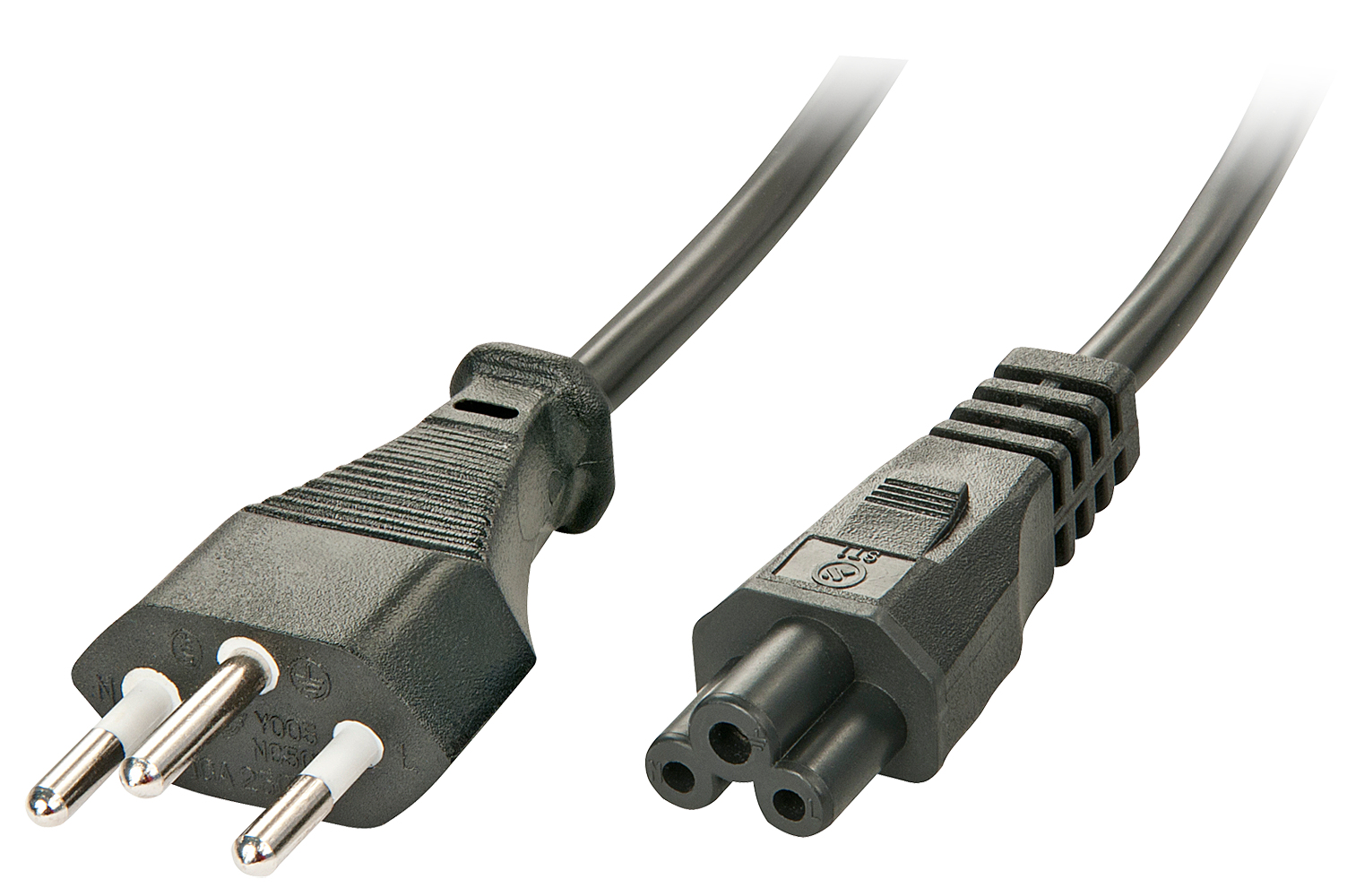 Image of Lindy 30412 power cable Black 2 m C5 coupler