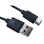 Cables Direct USB3C-941-2M USB cable USB 3.2 Gen 1 (3.1 Gen 1) USB C USB A Black