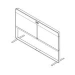 Cisco CS-ROOM70D-FSK= video conferencing accessory Stand White