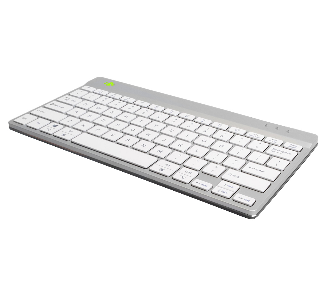 Image of R-Go Tools Compact Break RGOCONDWLWH keyboard USB QWERTY Dutch White