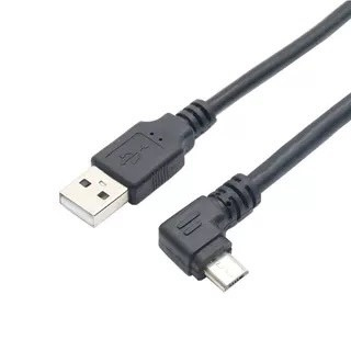 JLC USB Male to Right Angle Micro Cable 1M - Black USB cable